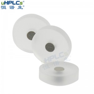 恒譜生超高壓PCTFE液相色譜耗材不銹鋼在線過濾器篩板，OD6.4*ID1.6*H1.6